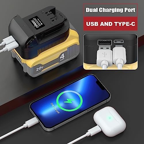 1696475777 525 Battery Adapter for Dewalt to for Miwaulkee Battery Battery Converters