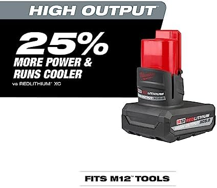 1697348260 363 Milwaukee Electric Tool M12 Red Lithium High Output