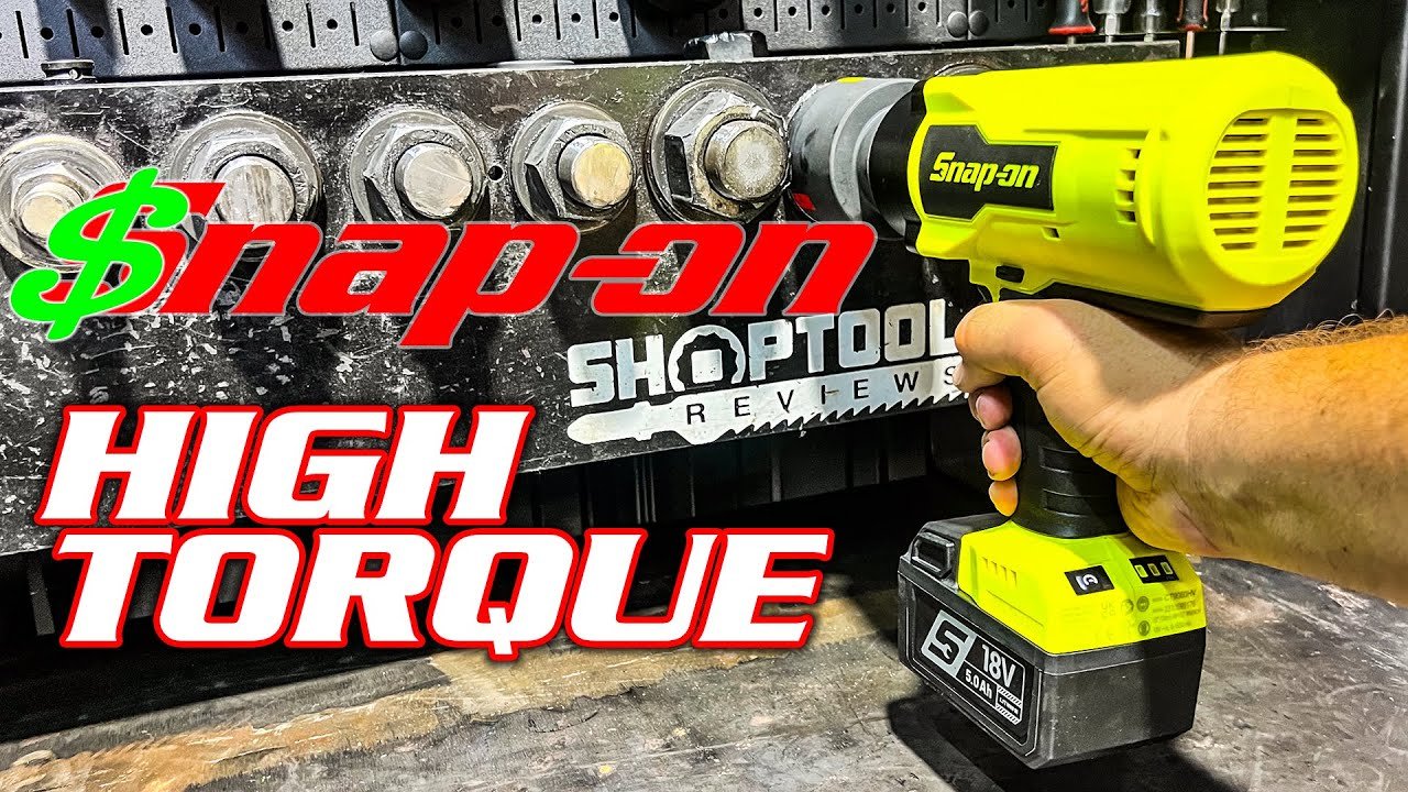 WORTH the MONEY? Snapon CT9080 18V High Torque Impact Wrench Review
