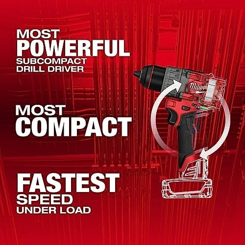 1698915418 796 Milwaukee M12 FUEL 12V Lithium Ion Brushless Cordless 12 in Drill