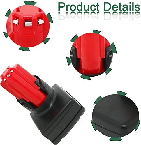 1701257708 982 VOLT1799 2Pack 60Ah 12V Lithium Battery Replacement for Milwaukee M12
