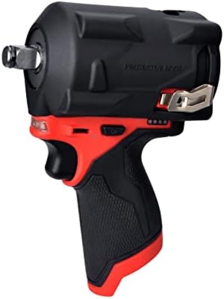 iGuerburn 49-16-2554 Impact Driver Protective Boot Fit for Milwaukee M12 Fuel 1/2 (2555-20, 2555P-20) and 3/8 Stubby Impact Wrenches (2554-20) 33 31AG1d9ADcL. AC