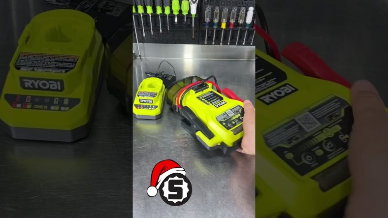 RYOBI 1600A Jump Starter - 20 Starts per Battery #ryobitools #homedepot #tools