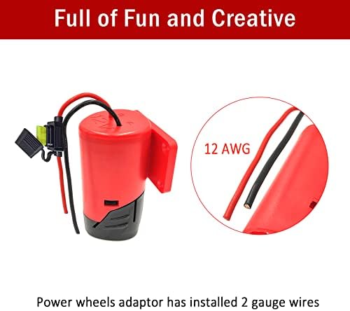 1701693208 945 M12 Battery Adapter with FuseBattery Adapter for Milwaukee 12VPower Wheel