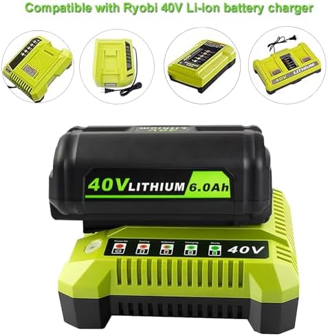 1702994713 500 Bdreer 40V 60Ah Battery Replacement for Ryobi 40V Battery Compatible