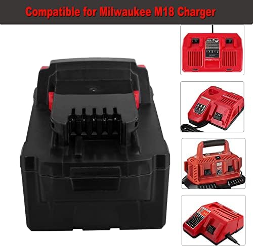 1703081232 72 2 Pack 50Ah M18 Battery Replacement for Milwaukee M18 Battery