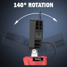 LED Work Light for Milwaukee M18,Ecarke Square 27w Cordless LED Flood Work Lights,18V Lithium Battery Light with Low Voltage Protection & USB&Type-C Charging Port(Upgraded ) 15 1703601832 849 LED Work Light for Milwaukee M18Ecarke Square 27w Cordless LED