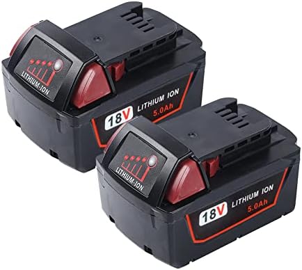 2 Pack 50Ah M18 Battery Replacement for Milwaukee M18 Battery