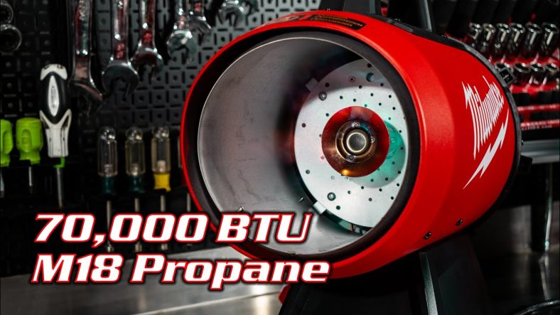 70,000 BTU Milwaukee M18 Propane Forced Air Heater Review [0801-20]