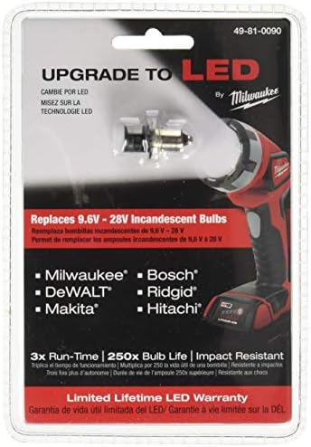 Milwaukee 49 81 0090 M12M18 Flashlight LED Upgrade Kit