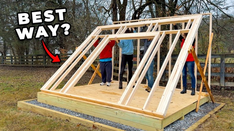 Framing a Sturdy Shed as a Beginner