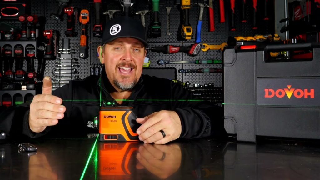 High Powered 3-Plane Green Laser with Remote - DOVOH H3-360G