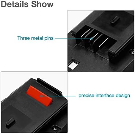 1705509869 336 ORHFS 1Pack 40Ah HPB18 18V Ni Mh Replacement Battery for Black