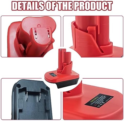1706032159 439 Fybemax for Milwaukee M18 to M12 Battery Adapter for Dewalt