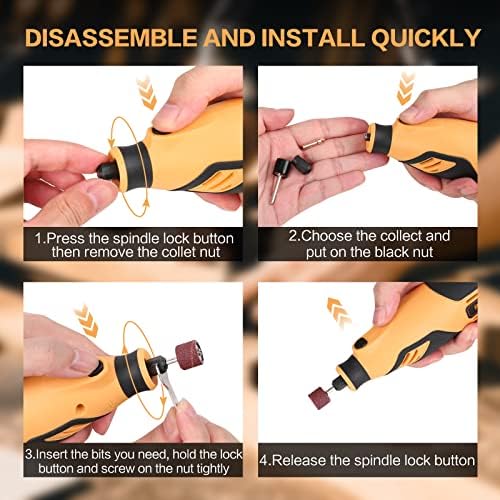 1706205256 684 Rotary Tool Handstar Rotary Tool Kit 6 Variable Speed Electric