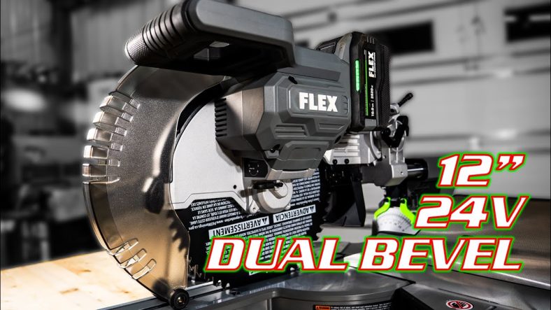 FLEX 24V Brushless 12-inch Dual Bevel Miter Saw Review [FX7141]