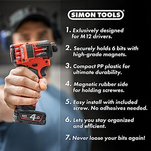 1706984984 723 Simon Tools Magnetic Bit Holder for Milwaukee M12 Impact Driver