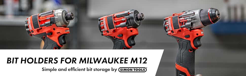 1706984986 547 Simon Tools Magnetic Bit Holder for Milwaukee M12 Impact Driver