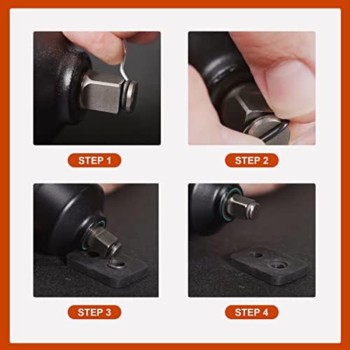 1707158139 280 MEFONKOU 38 Impact Socket Retainer Clip with O Ring for Milwaukee