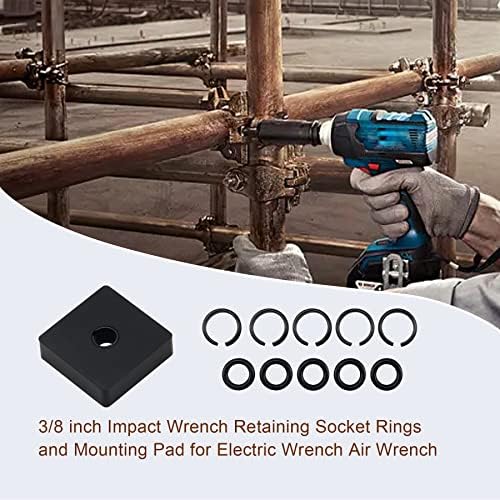 1707158139 542 MEFONKOU 38 Impact Socket Retainer Clip with O Ring for Milwaukee