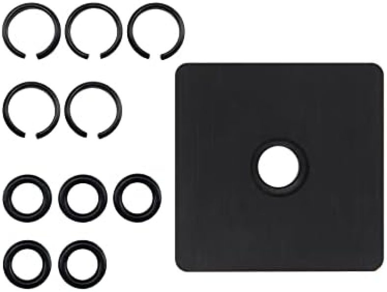 MEFONKOU 3/8″ Impact Socket Retainer Clip with O-Ring for Milwaukee Electric Wrench/Air Wrench, Including Anvil Retaining Ring Install Tool（5 /Pack）