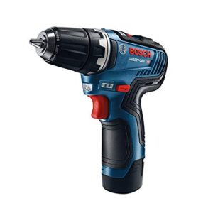 BOSCH GXL12V-220B22 12V Max 2-Tool Brushless Combo Kit with 3/8 In. Drill/Driver, 1/4 In. Hex Impact Driver and (2) 2.0 Ah Batteries, Brushless 12V Kit