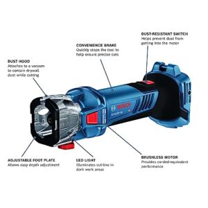BOSCH GCU18V-30N 18V Brushless Cordless Drywall Cut-Out Tool (Bare Tool)