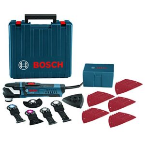 Bosch GOP40-30C StarlockPlus 4.0 Amp Oscillating MultiTool Kit Oscillating Tool Kit Has No-touch Blade-Change System, 32 Accessories and Case