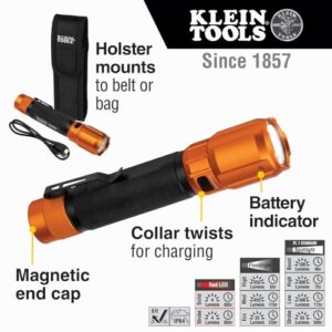 klein tools flashlight with laser pointer