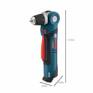 BOSCH PS11-102 12V Max 3/8 In. Right Angle Drill/Driver Kit with 2.0Ah Lithium Ion Battery