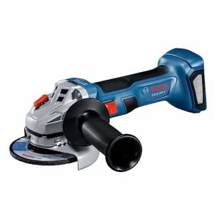 BOSCH Cordless Angle Grinder, GWS18V-8N, 18V, 4-1/2 In., Brushless, Black/grey/blue