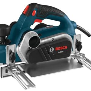 BOSCH 3-1/4 Inch Woodworking Hand Planer with Carrying Case, PL2632K