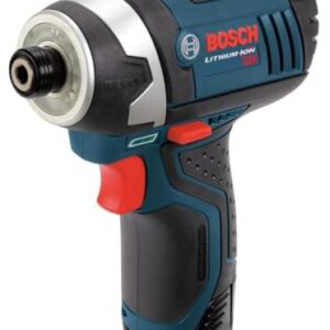 BOSCH PS41-2A 12V Max 1/4-Inch Hex Impact Driver Kit with (2) 2.5Ah Batteries