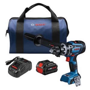 BOSCH GSB18V-1330CB14 PROFACTOR™ 18V Connected-Ready 1/2 In. Hammer Drill/Driver Kit with (1) CORE18V® 8 Ah High Power Battery (Renewed)