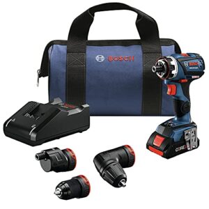 Bosch 18V Ec 5 In 1 Drill/driver Kit Flexiclick Reconditioned (Renewed)