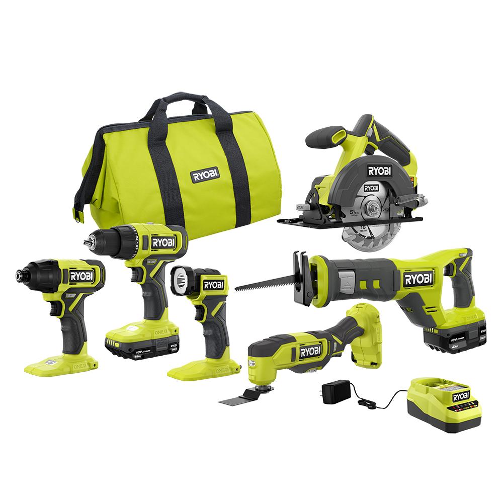 Save 56% on Three Ryobi High Performance Batteries and Charger!