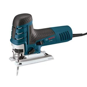 Shop 26 BOSCH JS470EB Corded Barrel-Grip Jig Saw - 120V Low Vibration, 7 Amp Variable Speed for Smooth Cutting up to Up To 5-7/8 Inch on Wood, 3/8 Inch on Steel For Countertops