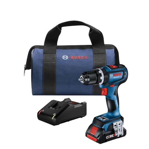 Unleashing Power: Bosch GSB18V-800CB14 Hammer Drill Review 1 Bosch GSB18V-800CB14-RT 18V Brushless Lithium-Ion 1/2 in. Cordless Connected-Ready Hammer Drill Driver Kit (4 Ah) (Renewed)