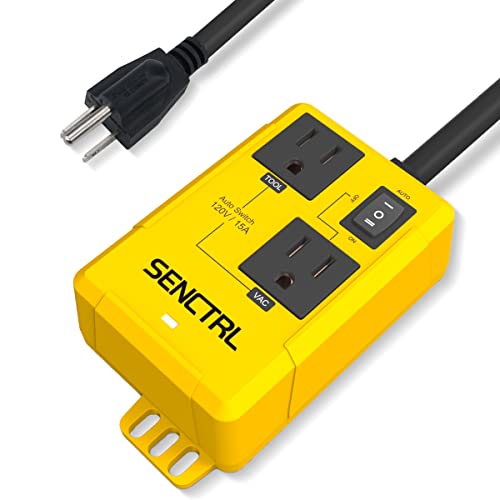 Streamline Your Workspace: Review of SENCTRL Automatic Vacuum Switch 1 SENCTRL Automatic Vacuum Switch Allow Power Tool/Table Saw to Turn Vac Cleaner/Accessory On and Off Automatically, Load Sensing, On Delay Prevent Circuit Overload, Shop Dust Collector Off Delay