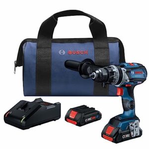 Bosch GSR18V-975CB25-RT 18V Brushless Lithium-Ion 1/2 in. Cordless Drill Driver Kit (4 Ah) (Renewed)