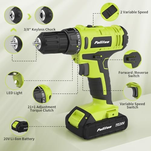 Unleashing Power: PULITUO's Versatile Cordless Drill Review 3 Unleashing Power: PULITUO's Versatile Cordless Drill Review - Image 3