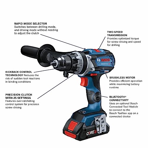 Unleashing Power: Bosch GSR18V-975CB25 Cordless Drill Review 4 Unleashing Power: Bosch GSR18V-975CB25 Cordless Drill Review - Image 4