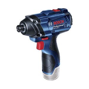 Bosch Professional GDR 120-LI Cordless Impact Wrench (12 Volt, SOLO, in Cardboard Box, 100 Nm Max. torque, 1/4" hex bit input)