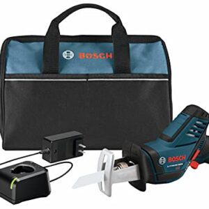 BOSCH PS60-102 12V Max Pocket Reciprocating Saw Kit with 2.5Ah Battery