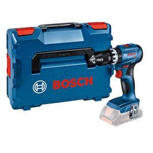 Bosch Professional 18V System GSB 18V-45 Battery Operated Hammer Drill (45 Nm, 1900 rpm, without Battery, L-BOXX), Blue