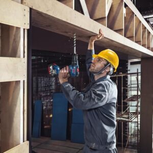 Bosch Professional 18V System GDX 18V-200 Cordless Impact Driver and GSR 18V-55 Cordless Drill Driver (incl. 2x4.0 Ah GBA 18V Battery, GAL 18V-40 Quick Charger, L-Case)