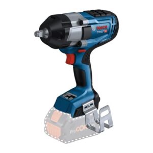 Bosch Professional BITURBO GDS 18V-1000 Cordless Impact Driver (1000 Nm Tightening Torque, 1600 Nm Breakaway Torque, excl. Rechargeable Batteries and Charger, in Carton)