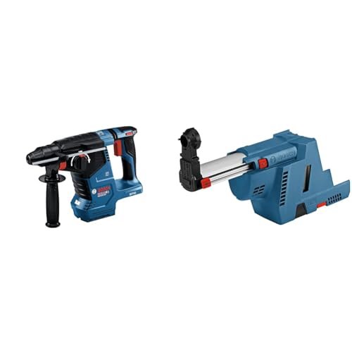 Ultimate Review: BOSCH GBH18V-24CN Rotary Hammer & Dust Kit 1 BOSCH GBH18V-24CN 18V Brushless Connected SDS-plus® Bulldog™ 1 In. Rotary Hammer (Bare Tool) + BOSCH GDE18V-16 SDS-plus Dust Collection Attachment Bundle Kit