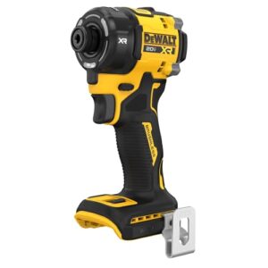 DEWALT 20V MAX 1/4 Inch Hydraulic Impact Driver,Quiet, Brushless Cordless XR Extreme Runtime, LED Halo Ring, Tool Only (DCF870B)