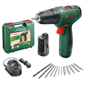 Bosch taladro/atornillador a batería EasyDrill 1200 (2 baterías, sistema de 12 V, en maletín de transporte)